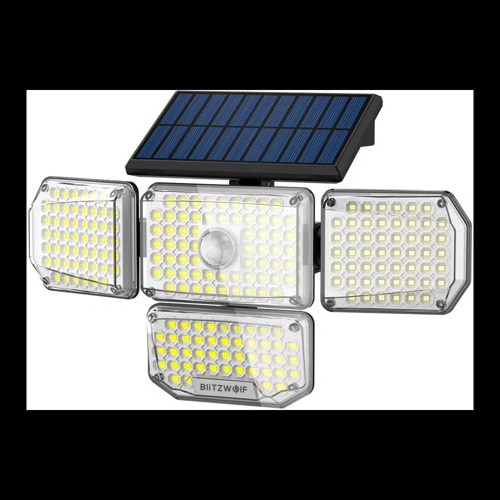 Außen-LED-Solarleuchte Blitzwolf BW-OLT6 mit Bewegungs- und Dämmerungssensor - 2