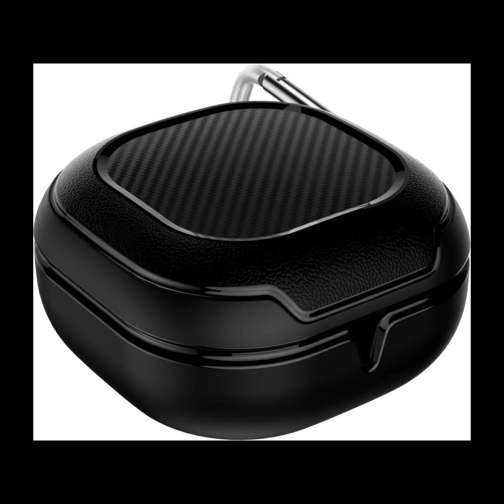 Case Tech-Protect Rough Carbon Samsung Galaxy Buds 2 Pro/2/Pro/Live Schwarz - 4