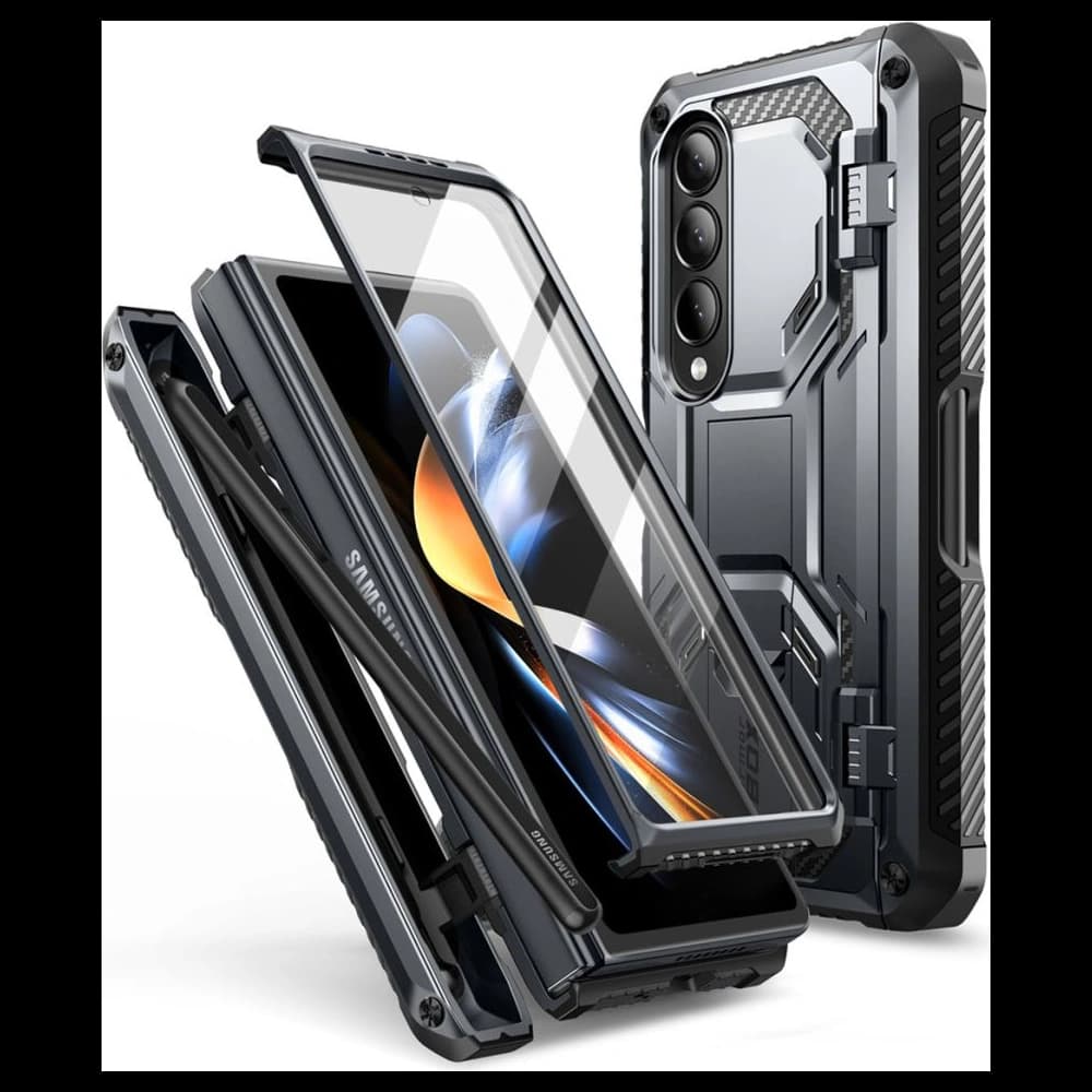 Case Supcase IBLSN Armorbox Samsung Galaxy Z Fold 4 Schwarz - 4
