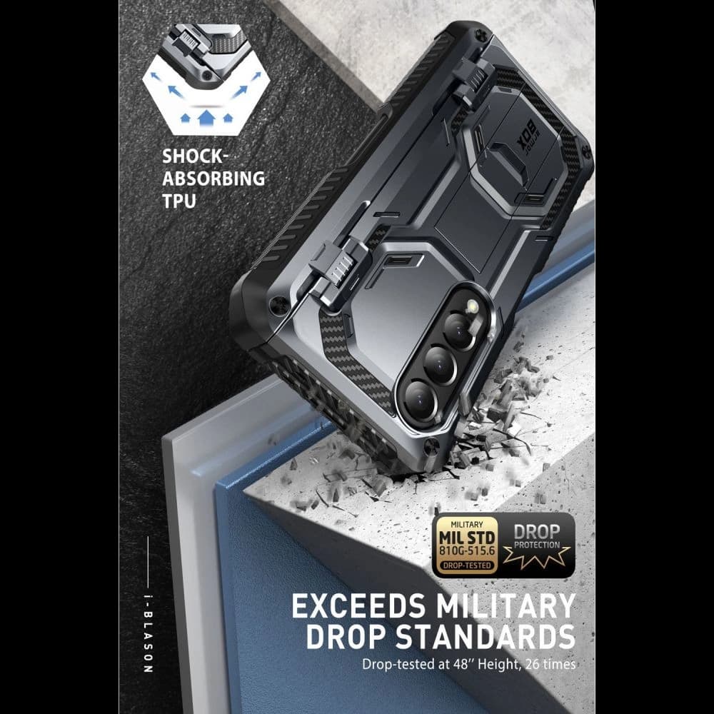 Case Supcase IBLSN Armorbox Samsung Galaxy Z Fold 4 Schwarz - 8