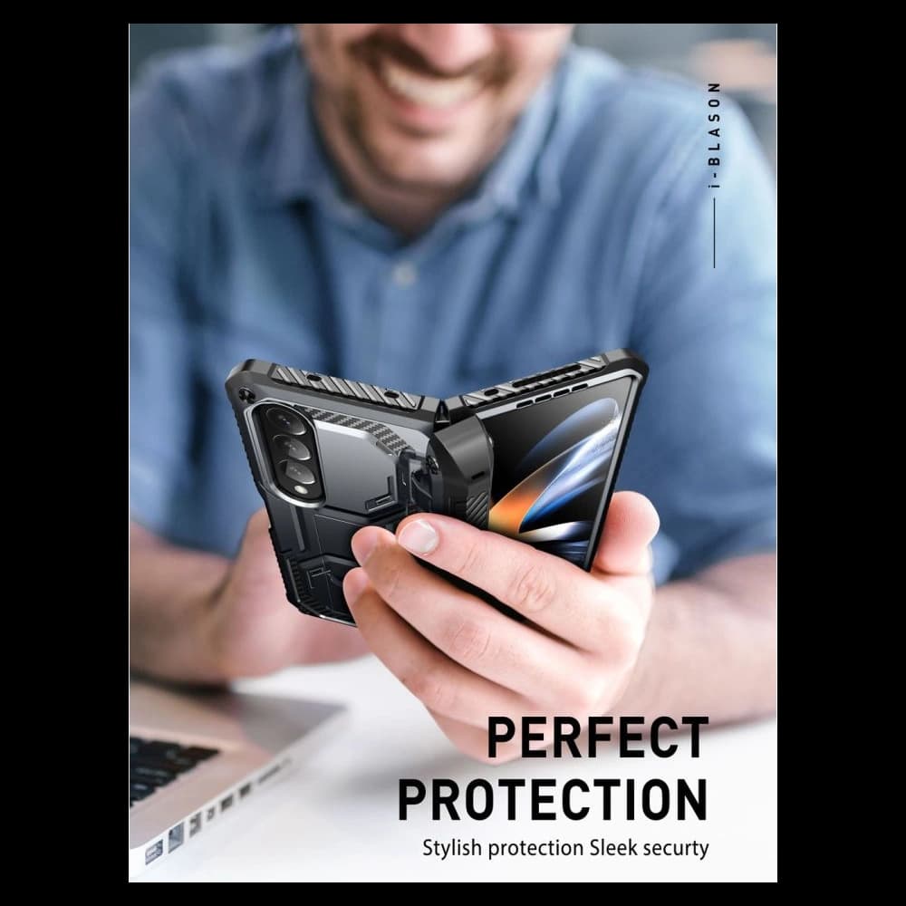 Case Supcase IBLSN Armorbox Samsung Galaxy Z Fold 4 Schwarz - 13