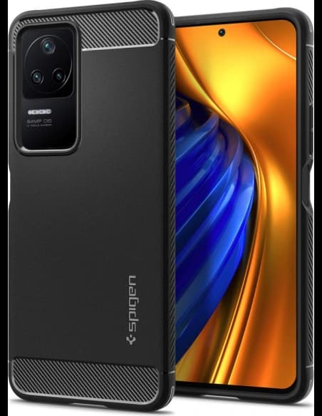 Etui Spigen Rugged Armor POCO F4 Matte Black