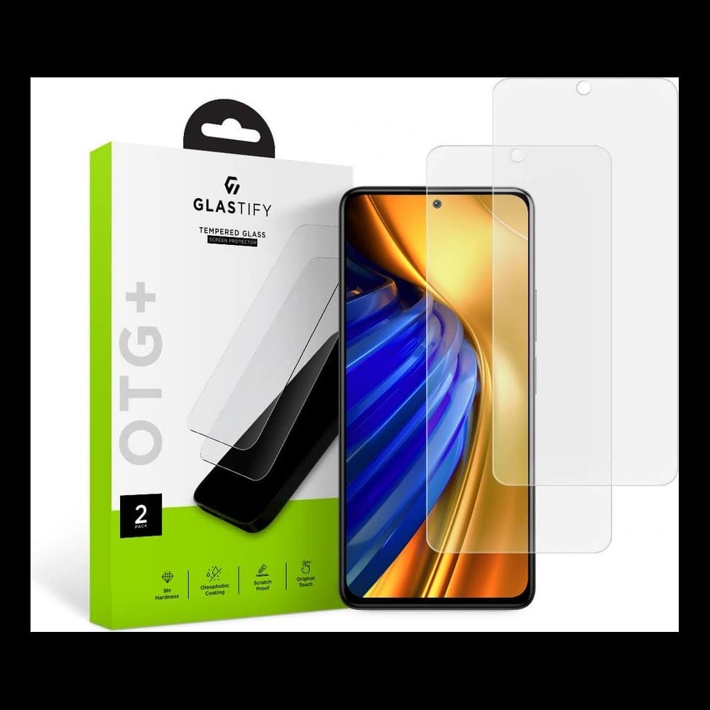Tvrzené sklo Glastify OTG+ Xiaomi POCO F4 5G Clear