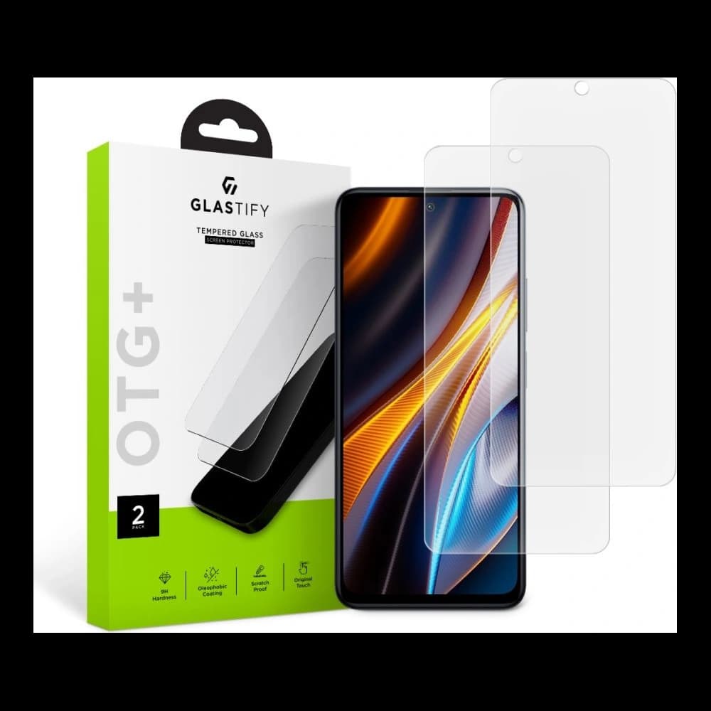 Tvrdé sklo Glastify OTG+ Xiaomi POCO X4 GT Clear - 1