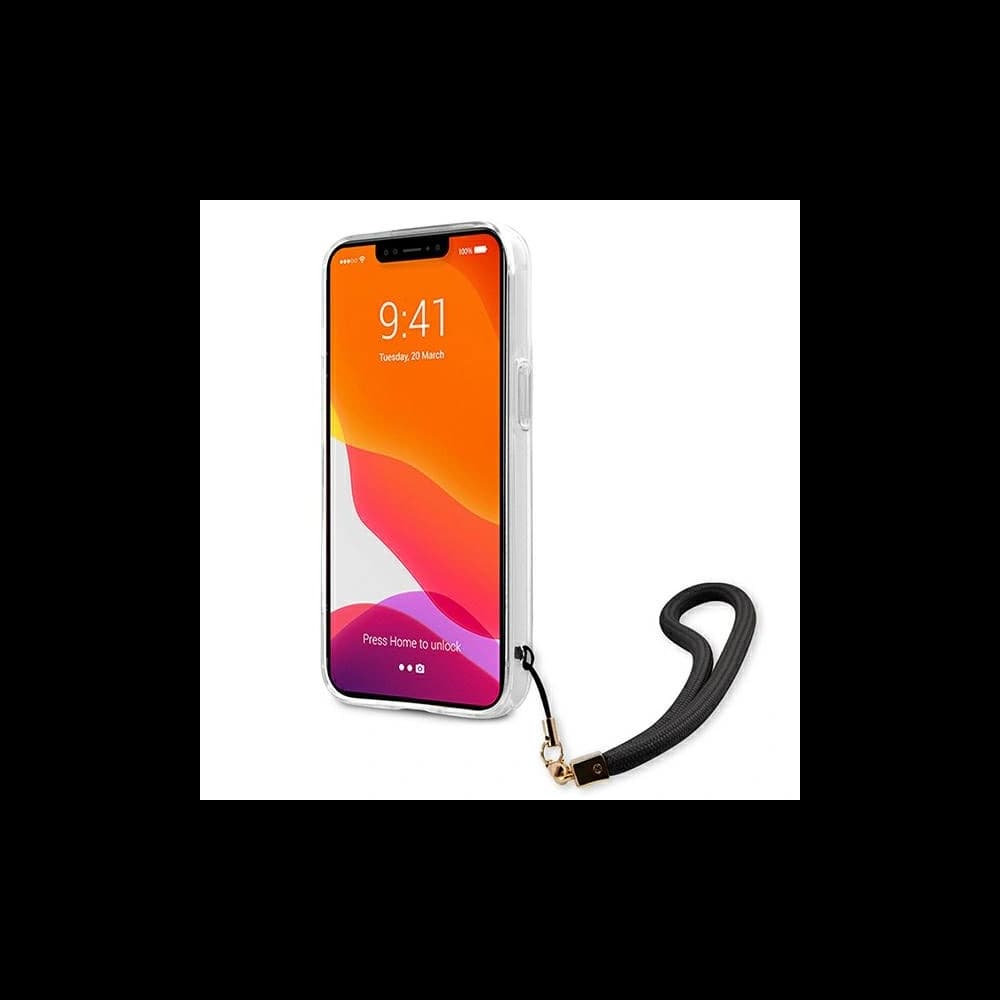 [OUTLET] Guess GUHCP13MKCABBK Apple iPhone 13 black hardcase Camo Strap Collection - 5