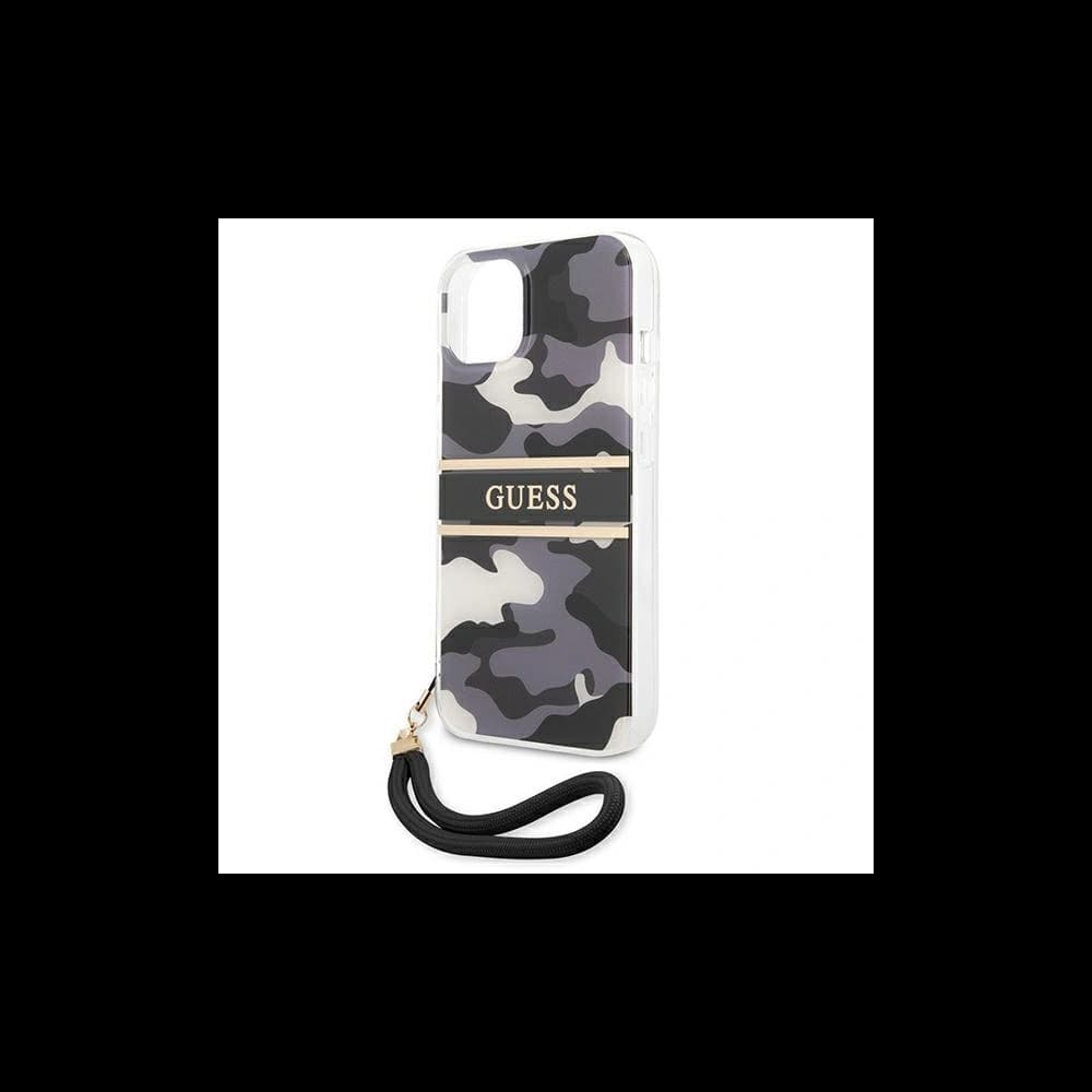 [OUTLET] Guess GUHCP13MKCABBK Apple iPhone 13 black hardcase Camo Strap Collection - 6