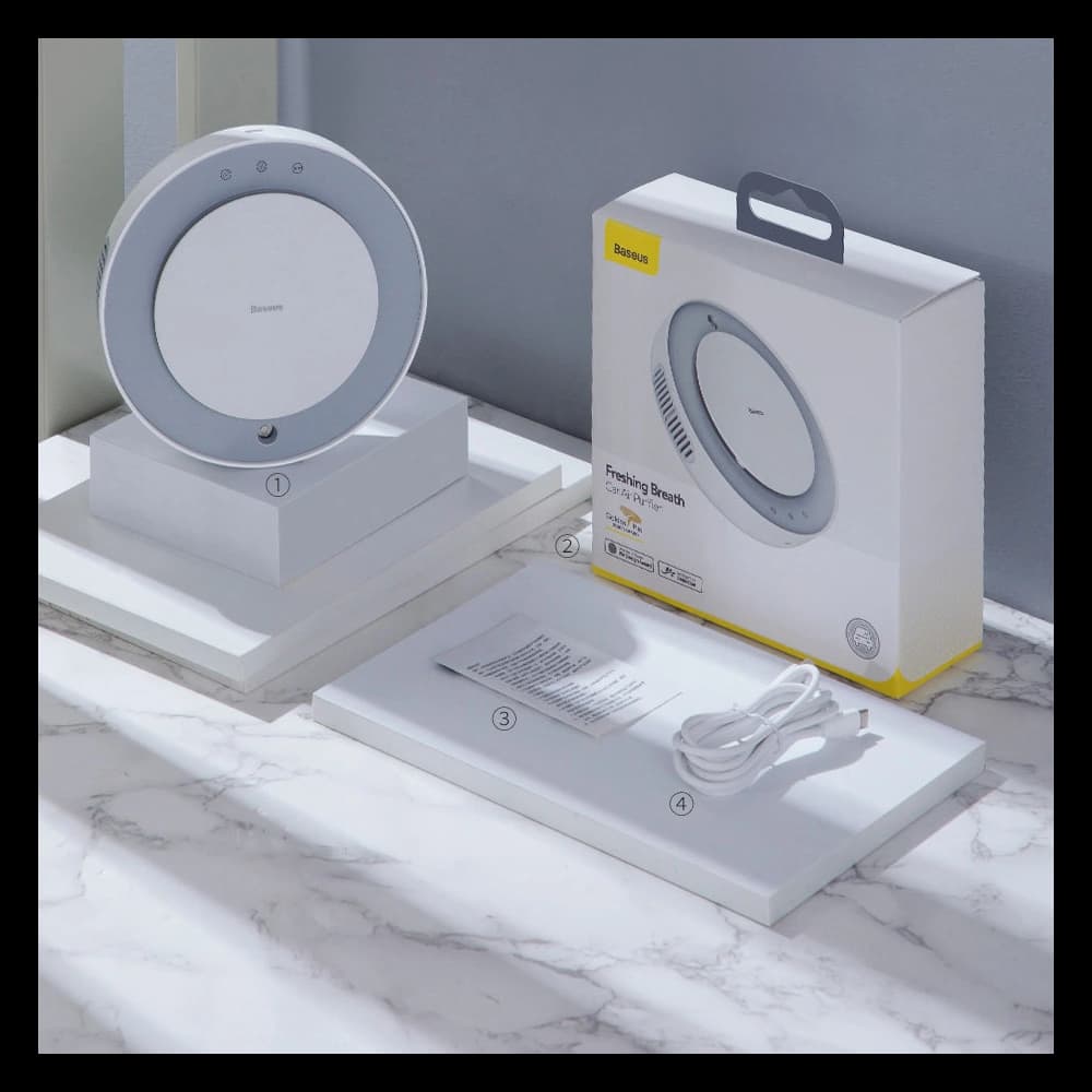 Baseus automobilový osvěžovač vzduchu s funkcí zvlhčování černý - 17
