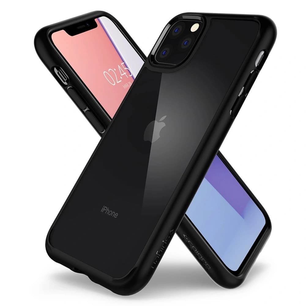 Etui Spigen Ultra Hybrid Apple iPhone 11 Pro Matt Fekete - 2