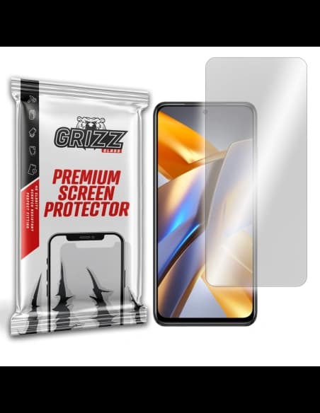 Szkło hybrydowe GrizzGlass HybridGlass do POCO M5s