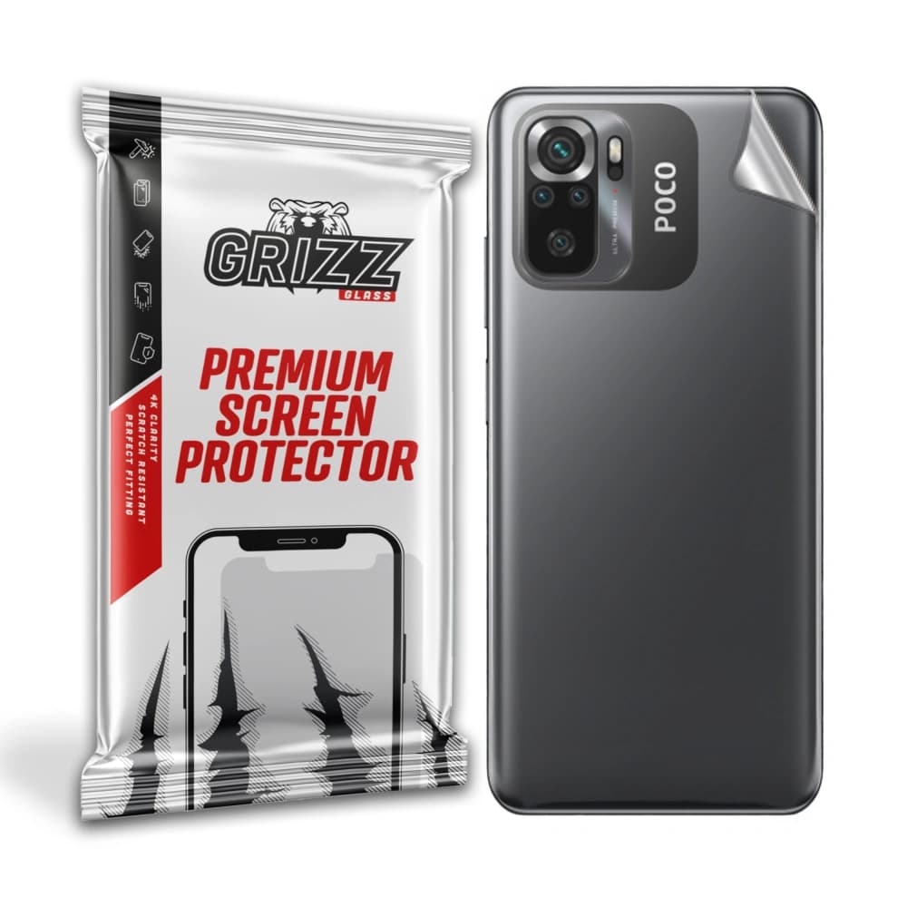 Folie GrizzGlass SatinSkin spate pentru POCO M5s