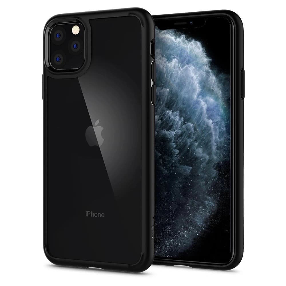 Case Spigen Ultra Hybrid Apple iPhone 11 Pro Max Matt Schwarz