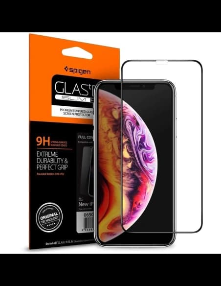 Gehärtetes Glas Spigen GLAS.tR TC 3D Full Cover Case Friendly iPhone 11 Pro Max/XS Max