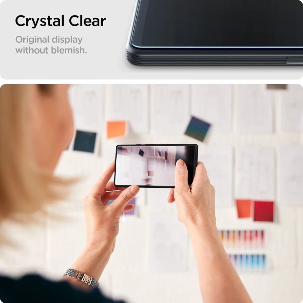 Gehärtetes Glas Spigen GLAS.tR Slim Samsung Galaxy Xcover 6 Pro [2 PACK] - 9