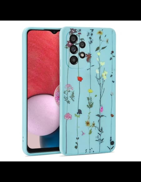 Etui Tech-Protect Mood Samsung Galaxy A13 LTE Garden Blue
