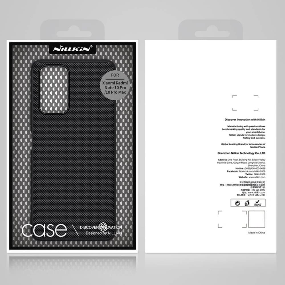 Etui Nillkin Textured Xiaomi Redmi Note 10 Pro fekete - 5