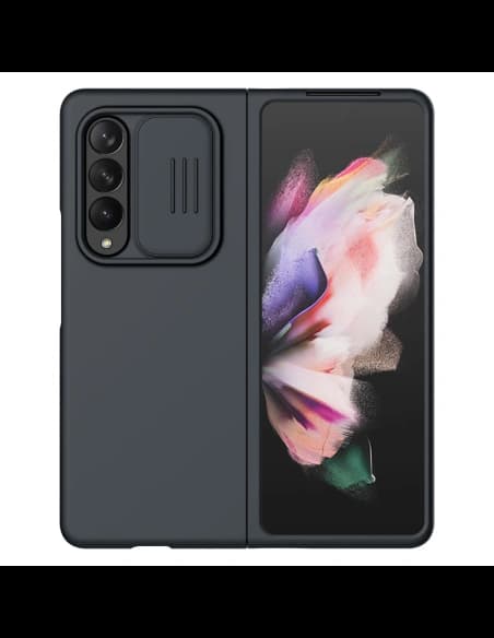 Etui Nillkin CamShield Silky Silicone Samsung Galaxy Z Fold 3 černé