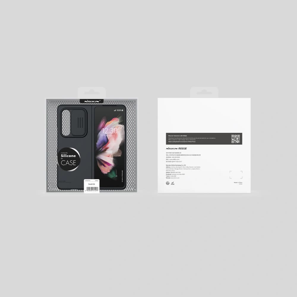 Etui Nillkin CamShield Silky Silicone Samsung Galaxy Z Fold 3 zelený - 5