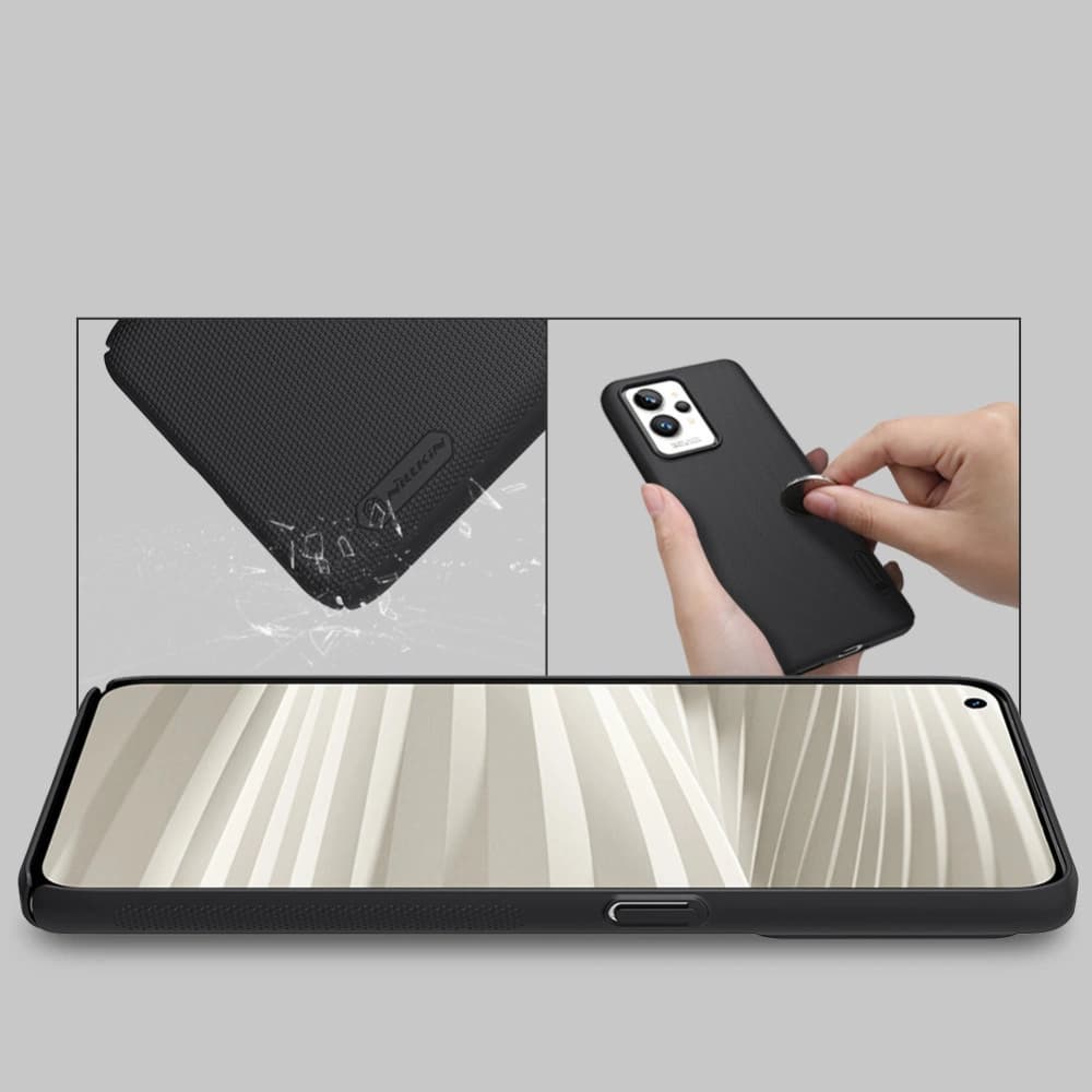 Case Nillkin Super Frosted Shield Realme GT2 Pro schwarz - 11
