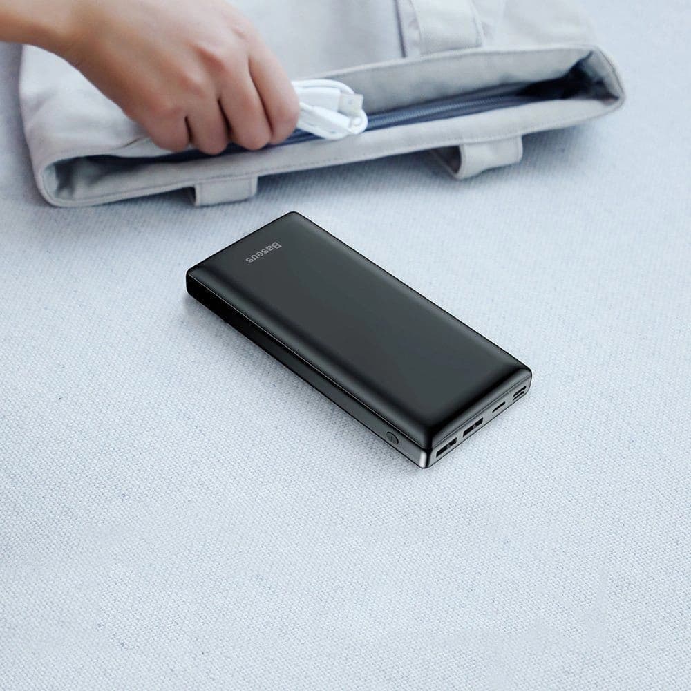 Powerbank Baseus Mini JA 30000mAh 2x USB 3A (schwarz) - 9