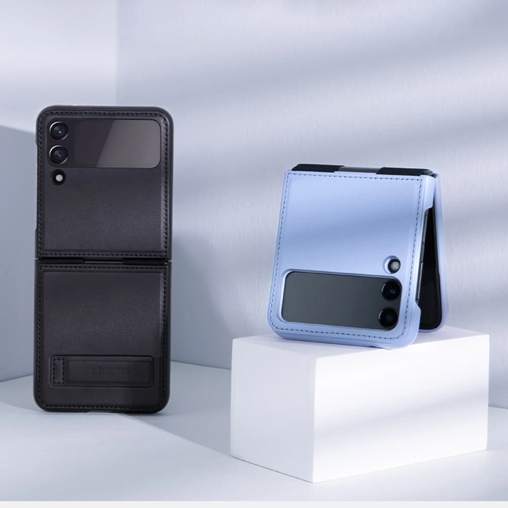 Case Nillkin Qin Samsung Galaxy Z Flip 3 schwarz - 14