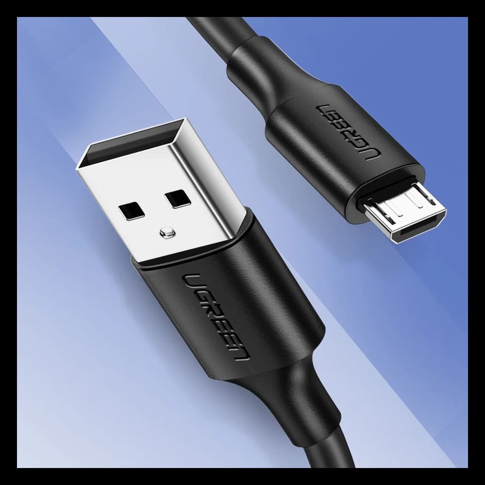UGREEN US289 Kabel USB/microUSB 2,4A 480Mbps 1,5m schwarz - 3