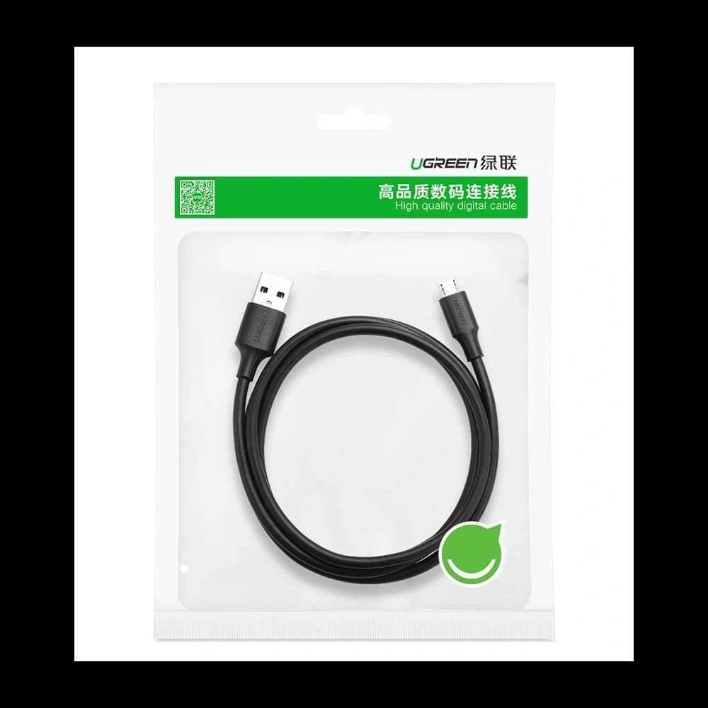 UGREEN US289 Kabel USB/microUSB 2,4A 480Mbps 1,5m schwarz - 5