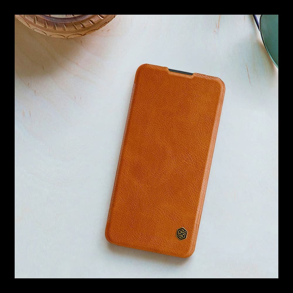 Etui Nillkin Qin Xiaomi Redmi Note 11S 5G/11T 5G/Poco M4 Pro 5G barna - 19