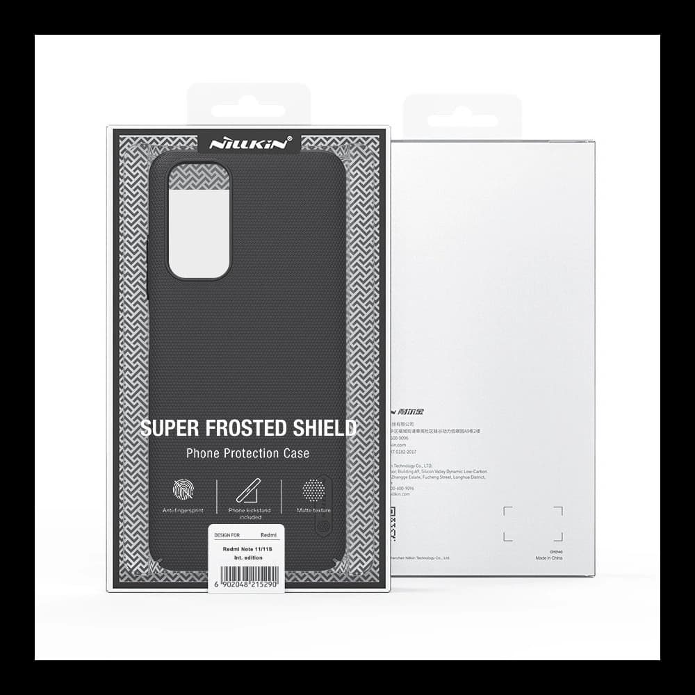 Etui Nillkin Super Frosted Shield Xiaomi Redmi Note 11S 5G/11T 5G/Poco M4 Pro 5G fekete - 5