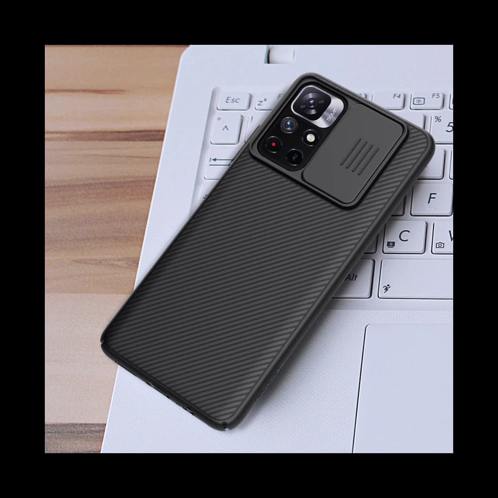 Etui Nillkin CamShield Xiaomi Redmi Note 11S 5G/11T 5G/Poco M4 Pro 5G kék - 11