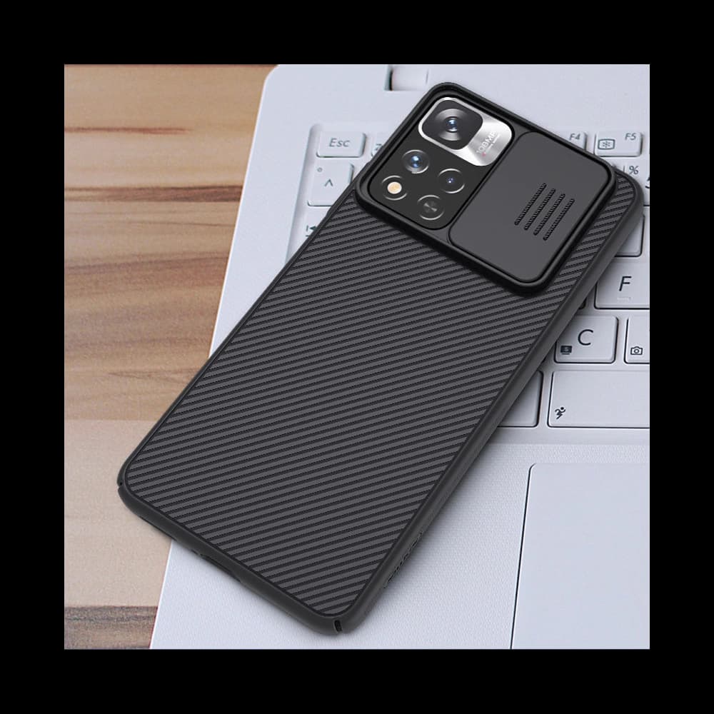 Etui Nillkin CamShield Xiaomi Mi11i HyperCharge modrý - 11