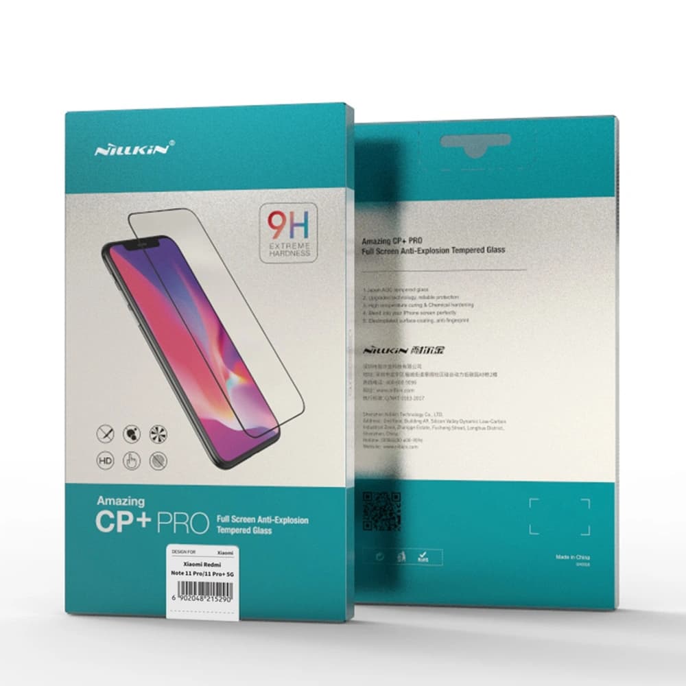Tvrzené sklo Nillkin Amazing CP+ PRO Xiaomi Redmi Note 11 Pro/11E Pro černé - 5