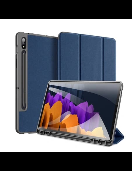 Etui Dux Ducis Domo Samsung Galaxy Tab S8+ Plus/Tab S7+ Plus/S7 FE modré
