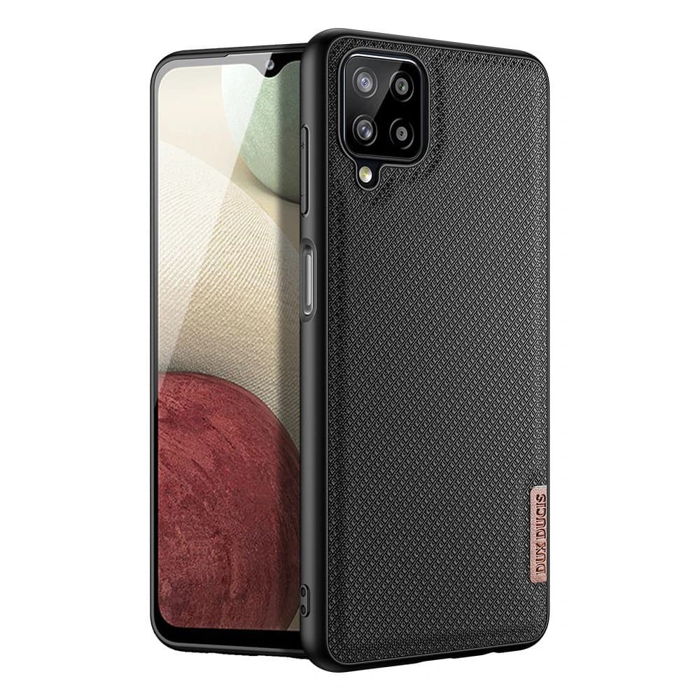 Case Dux Ducis Fino Samsung Galaxy A12/M12 schwarz - 1