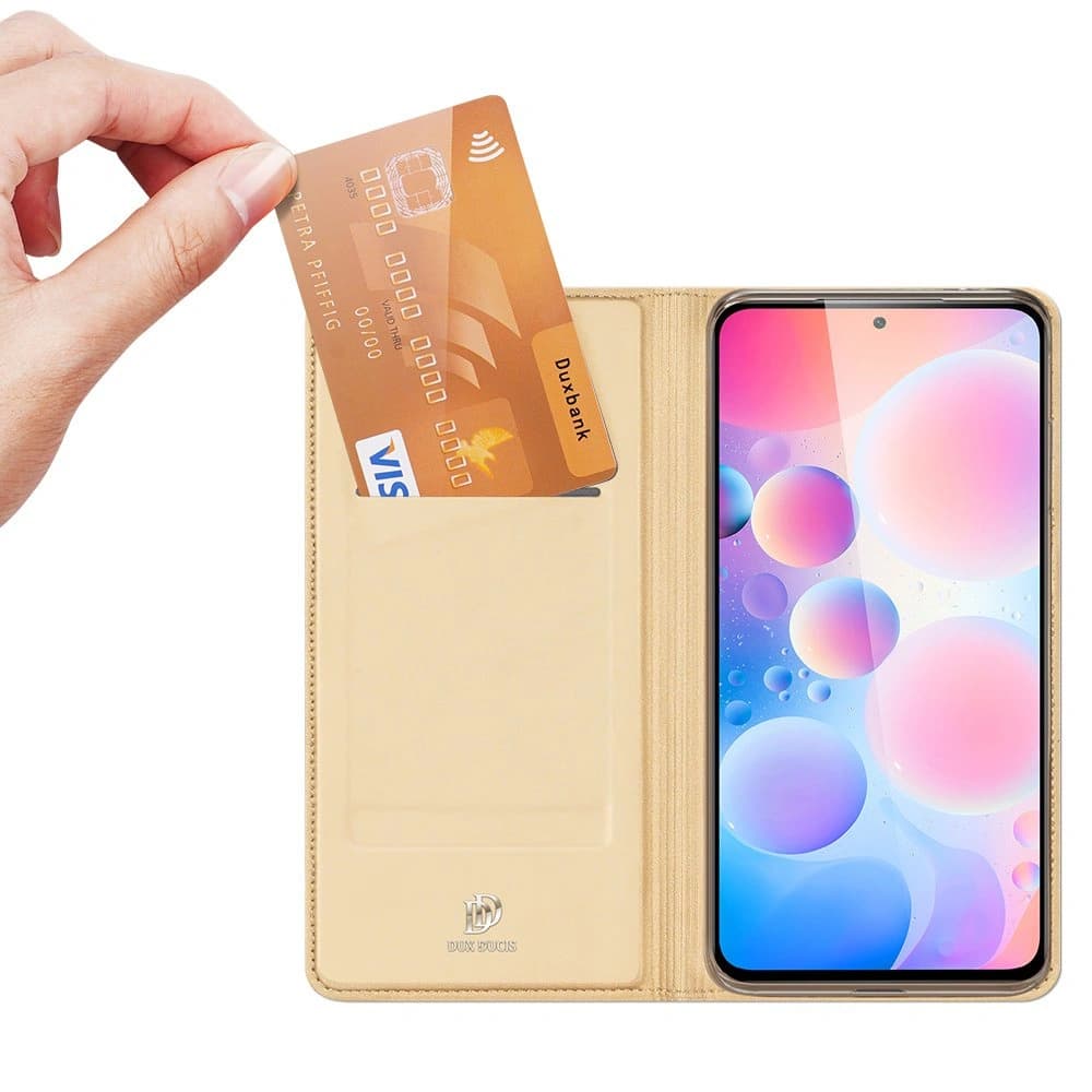 Etui Dux Ducis Skin Pro Xiaomi Redmi K40 Pro+/K40 Pro/K40/Poco F3 zlaté - 2