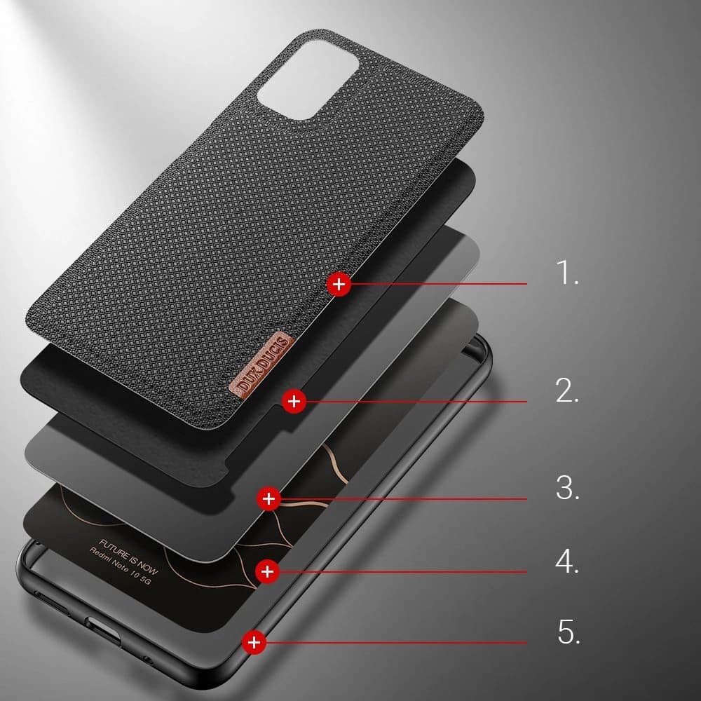 Etui Dux Ducis Fino Xiaomi Redmi Note 10 5G/POCO M3 PRO negru - 3
