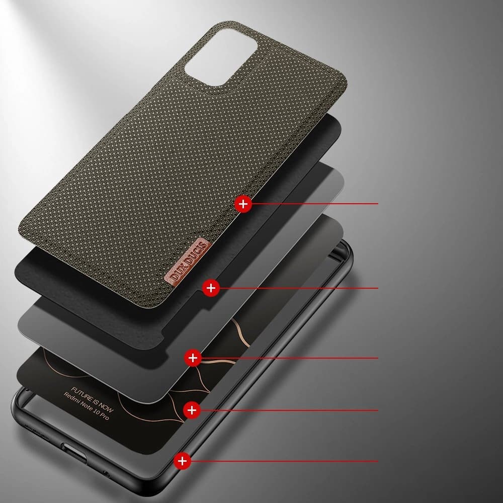 Case Dux Ducis Fino Xiaomi Redmi Note 10 Pro grün - 3
