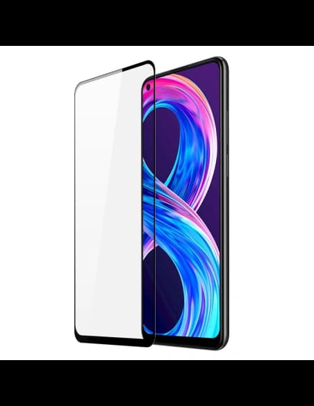 Dux Ducis 9D Tempered Glass Realme 8/8 Pro black (case friendly)