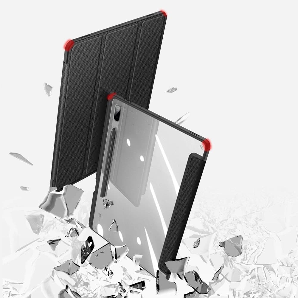 Etui Dux Ducis Toby Samsung Galaxy Tab S8+ Plus/Tab S7+ Plus/Tab S7 FE s držákem na stylus černé - 10