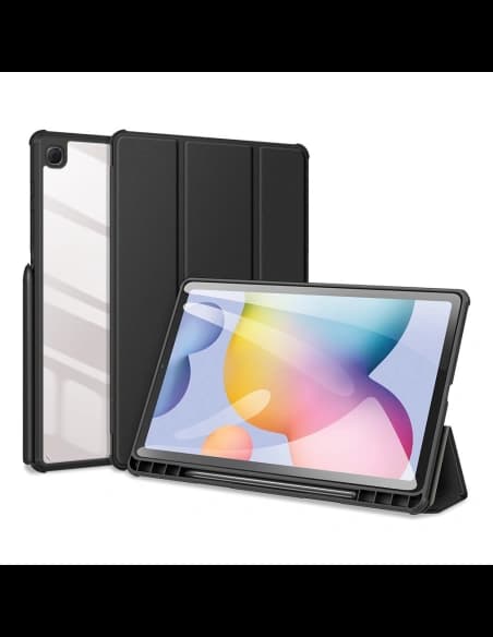 Etui Dux Ducis Toby Samsung Galaxy Tab S6 Lite cu suport pentru stylus negru