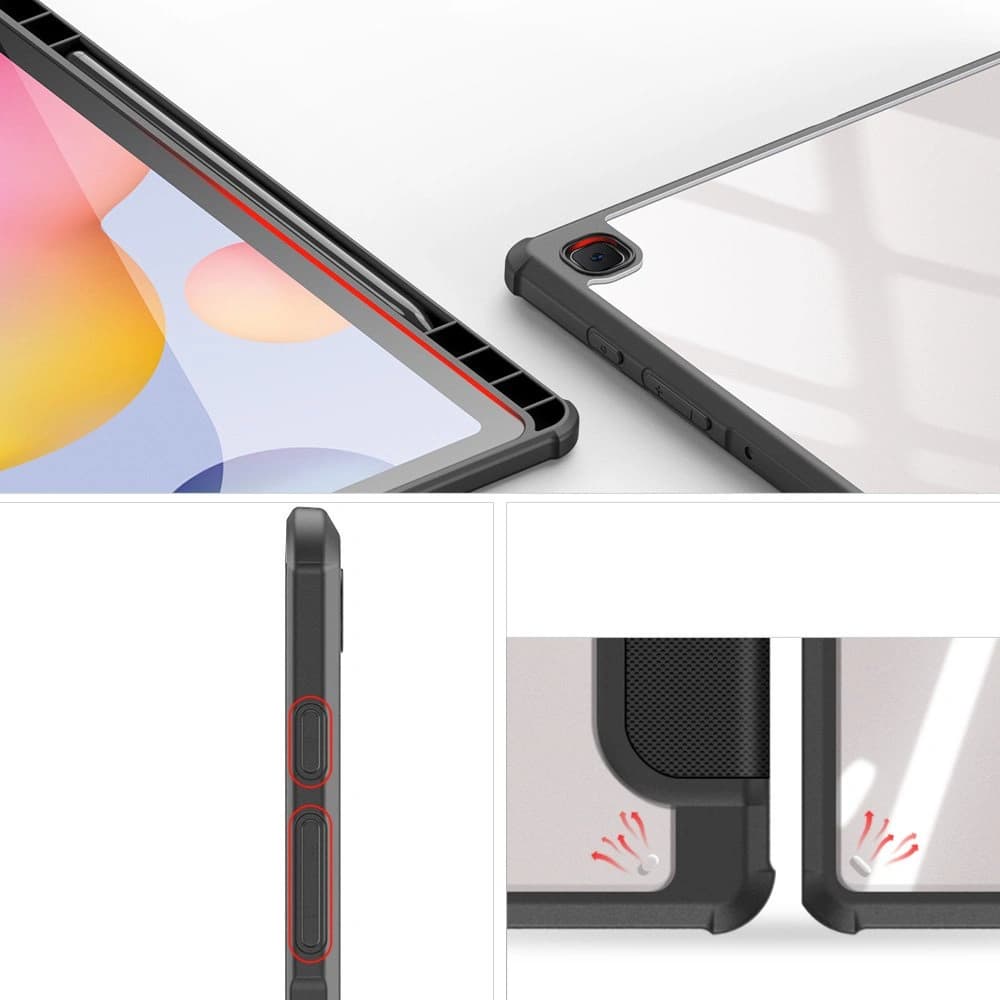 Etui Dux Ducis Toby Samsung Galaxy Tab S6 Lite cu suport pentru stylus negru - 5