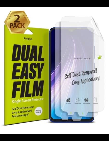 Hydrogel-Folie Ringke Dual Easy Full Cover Redmi Note 8 Hülle freundlich