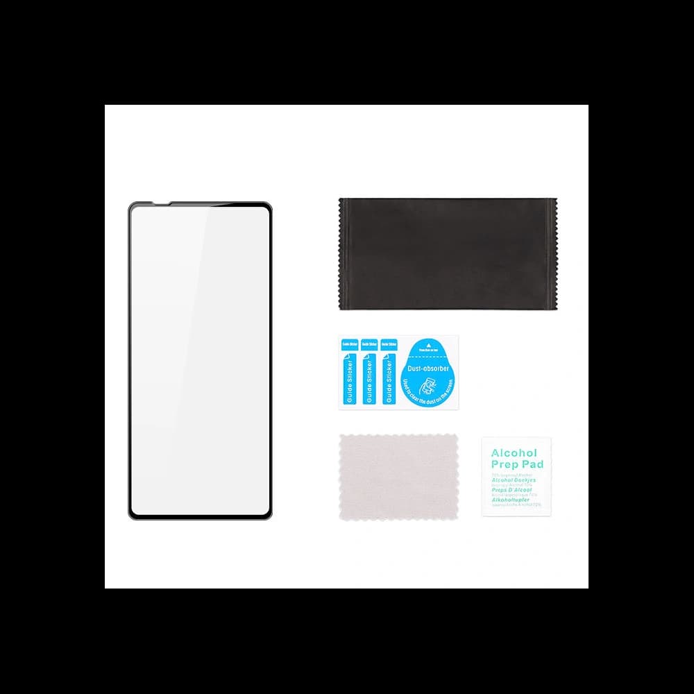 Sklo tvrzené Dux Ducis 10D Tempered Glass Motorola Moto Edge 20 Pro černé (přátelské k pouzdru) - 8