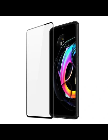 Dux Ducis 9D Edzett Üveg Motorola Moto Edge 20 Lite fekete (tokbarát)
