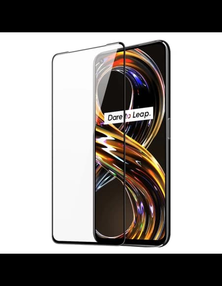 Dux Ducis 9D Tempered Glass Realme 8i black (case friendly)