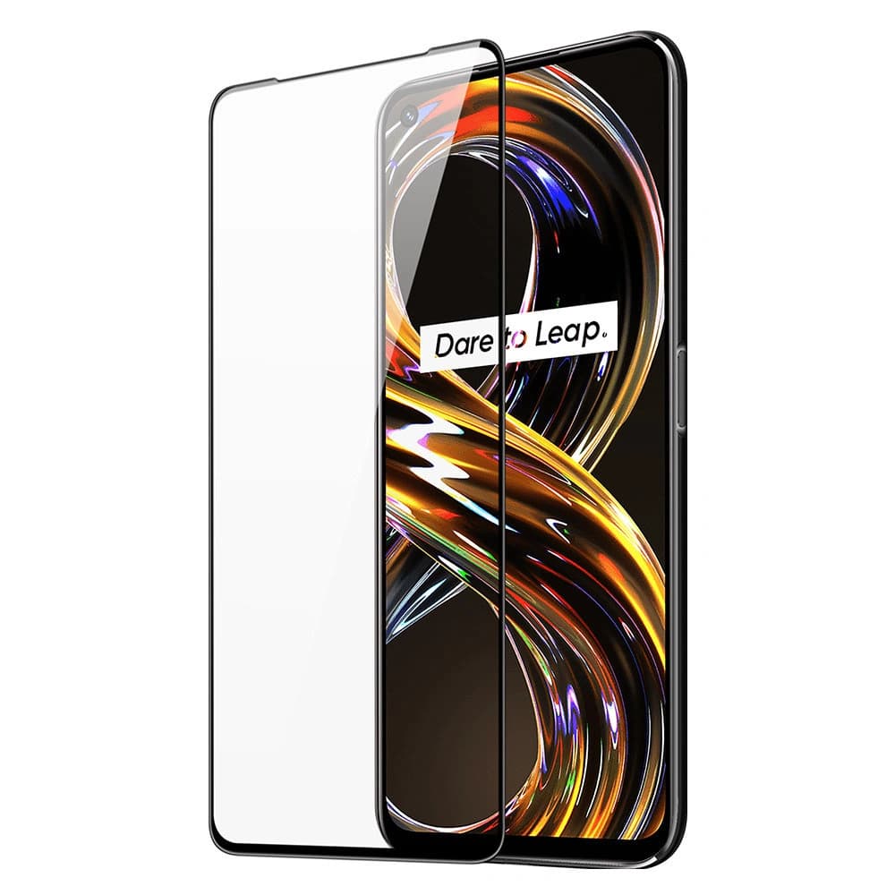 Dux Ducis 9D Tempered Glass Realme 8i black (case friendly)