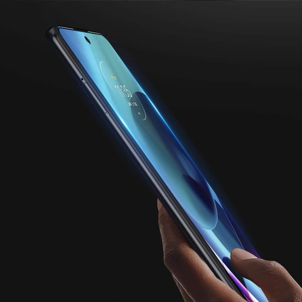 Dux Ducis 9D gehärtetes Glas für Motorola Moto G71 5G schwarz (case friendly) - 6