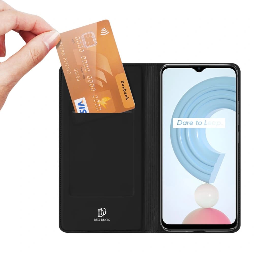 Pouzdro Dux Ducis Skin Pro Realme C25Y/C21Y černé - 2