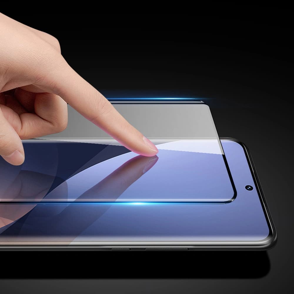 Gehärtetes Glas Dux Ducis 10D Tempered Glass Xiaomi 12 Pro schwarz (case friendly) - 10