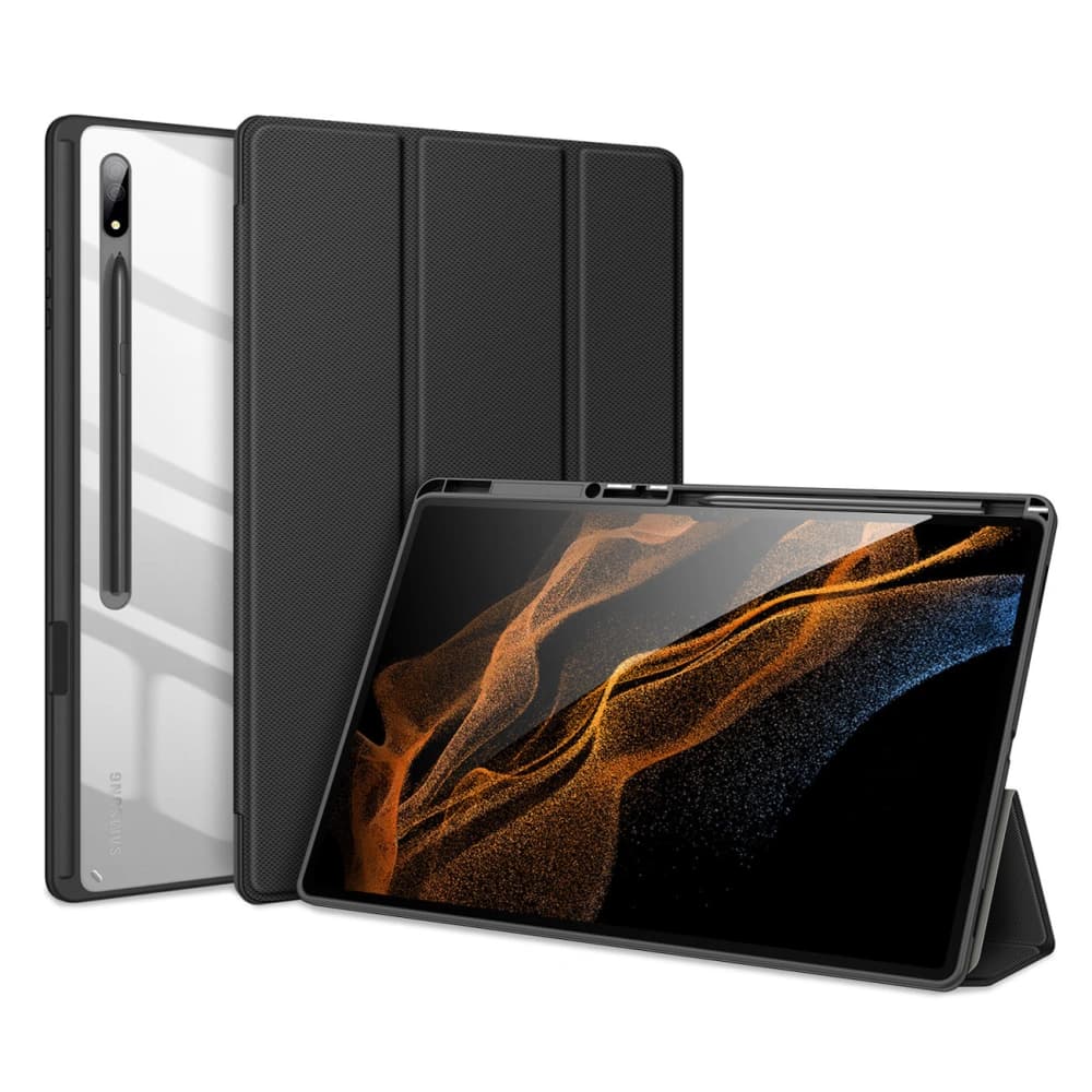 Etui Dux Ducis Toby Samsung Galaxy Tab S8 Ultra stylustartó fekete - 4