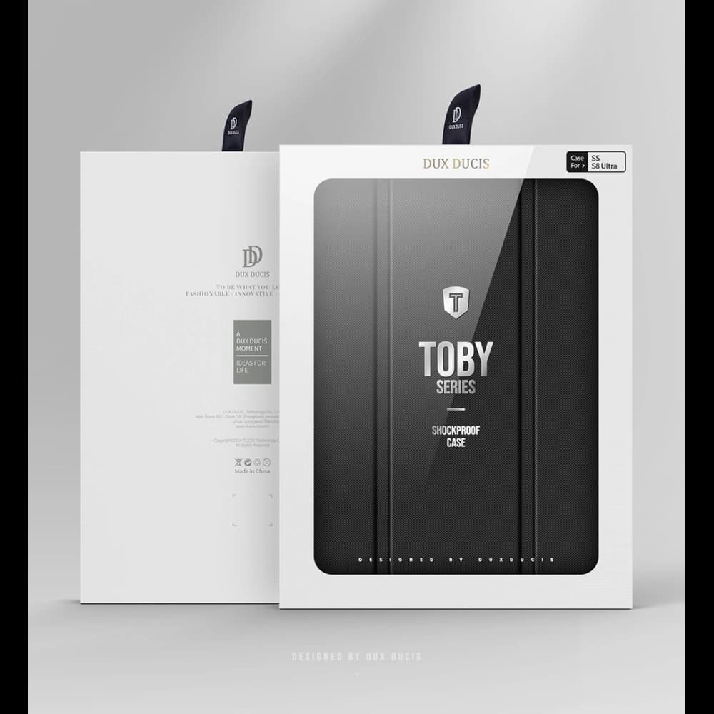Etui Dux Ducis Toby Samsung Galaxy Tab S8 Ultra stylustartó fekete - 5